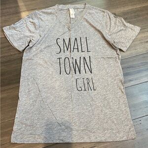 Gray 'Small Town Girl' Kids T-Shirt
